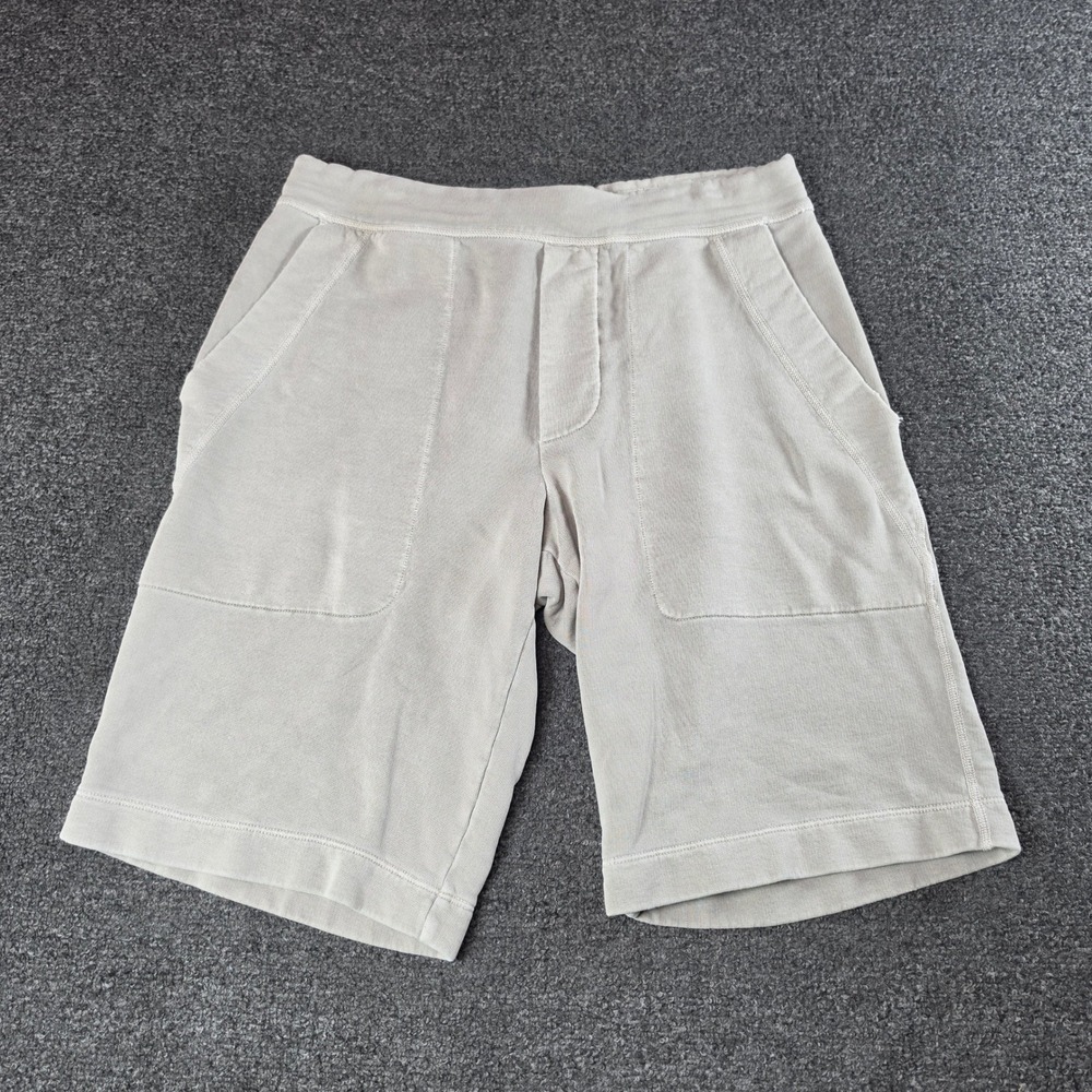James Perse Standard Lounge Shorts Gray Mens 1 Small MOY4091 French Terry USA